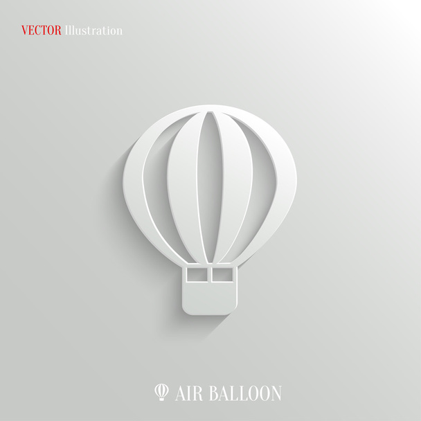 Air Balloon icon - vector web background - Vector, Image