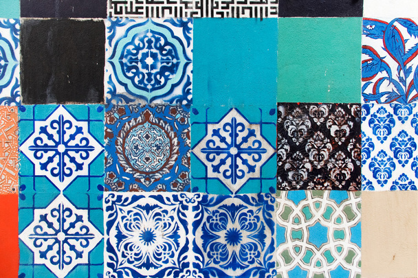 Mosaic tiles texture - Foto, imagen