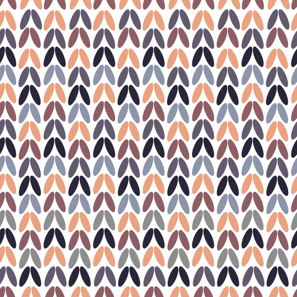 シームレスな編み物明るい抽象的なパターン ベクトル - ベクター画像