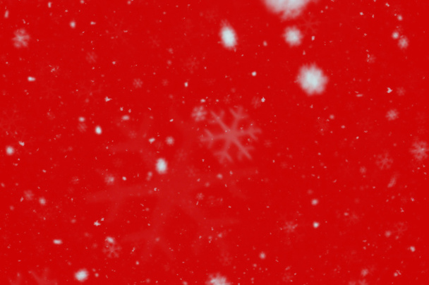 fundo vermelho nevado
 - Foto, Imagem