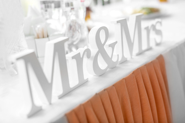 Mr. & Mrs. Sign - Foto, imagen