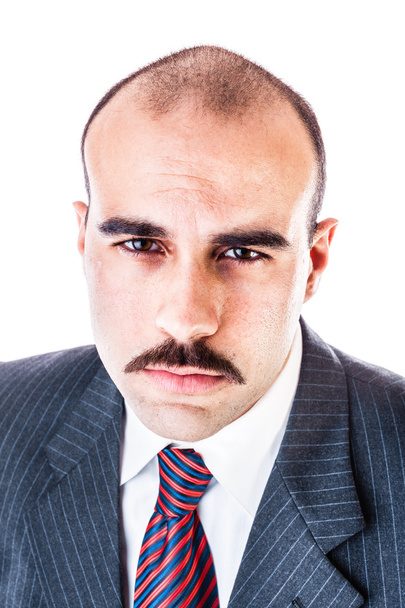 businessman with moustaches - Fotoğraf, Görsel
