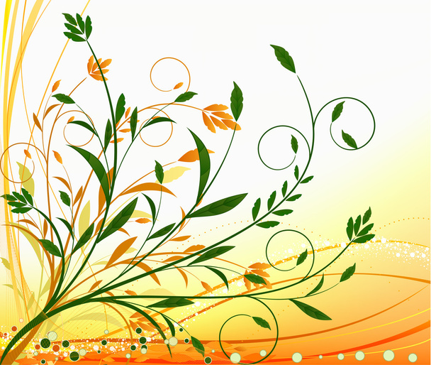 Floral background vector - Διάνυσμα, εικόνα