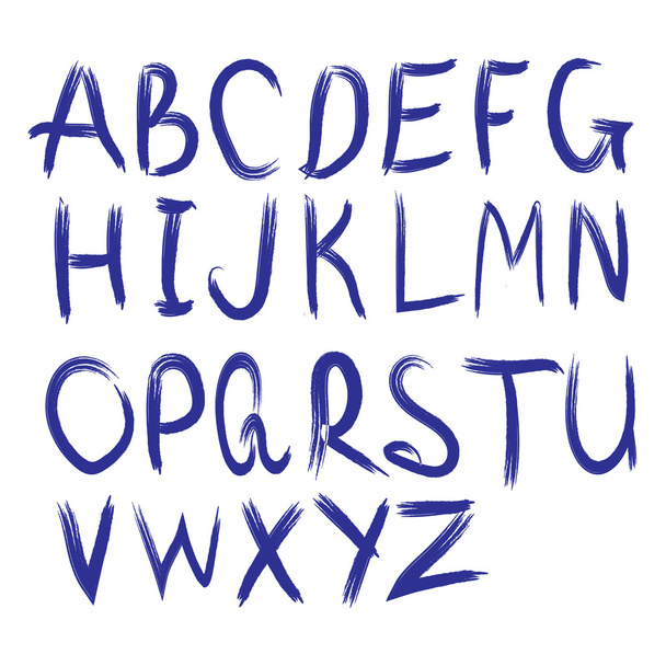Hand Drawn lettertype - Vector, afbeelding