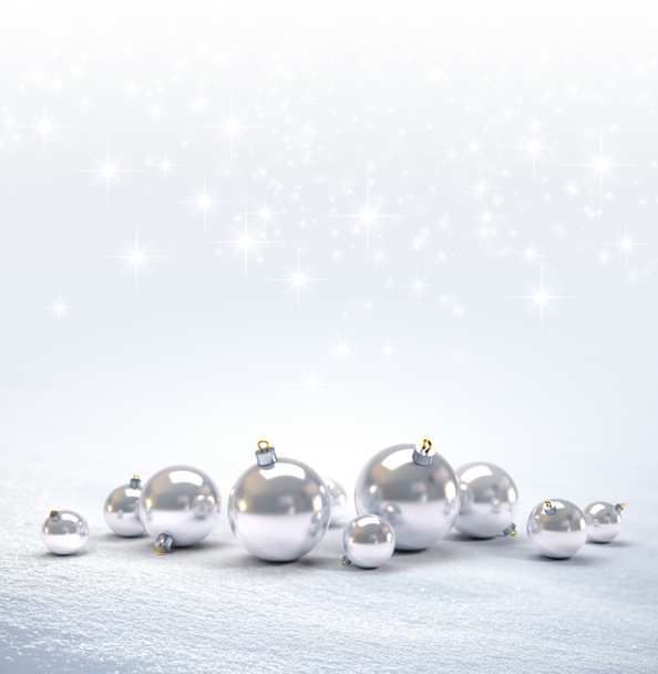 Christmas balls background - Photo, Image