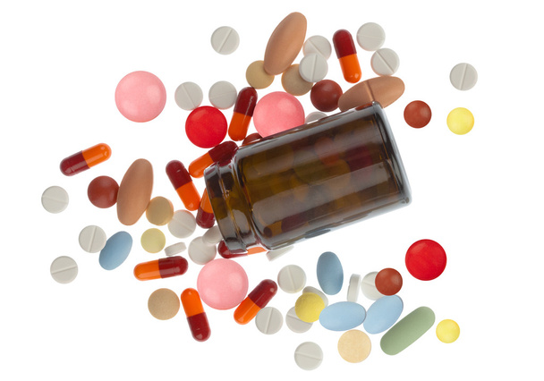 Spilled pills - Photo, Image