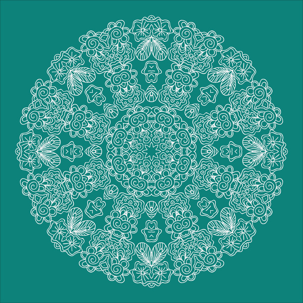 Decorative circular pattern - Вектор, зображення