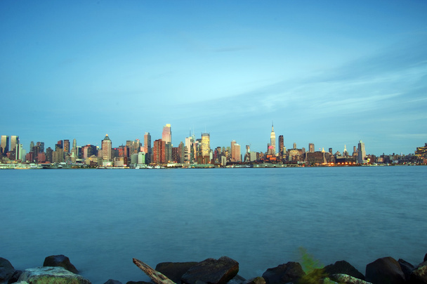 zachytávání Panorama new Yorku na večer - Fotografie, Obrázek