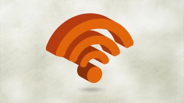WiFi σύνδεση σχεδιασμού - Πλάνα, βίντεο