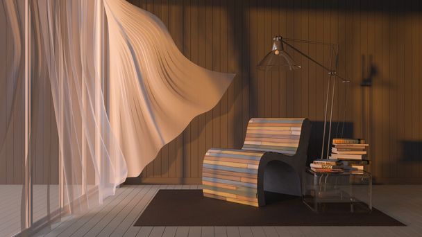 Sala de estar 3D
 - Foto, Imagen