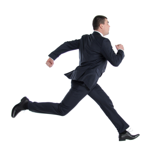 Business man running - Foto, afbeelding