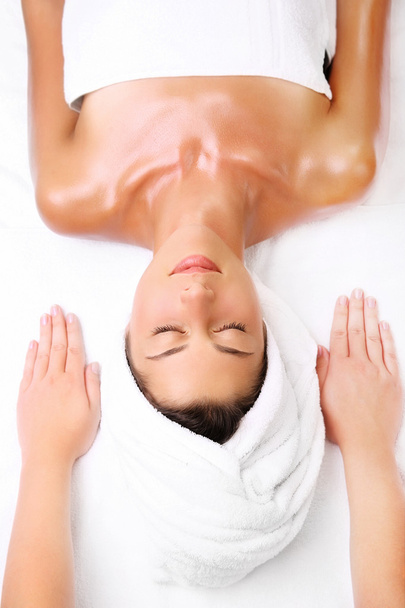 Mulher bonita pronta para massagem
 - Foto, Imagem