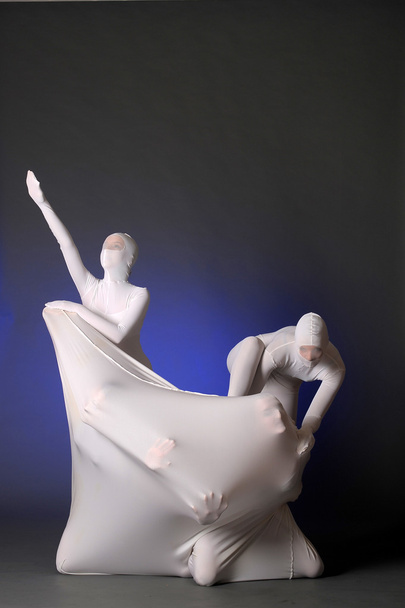 Abstract figures dancing - Zdjęcie, obraz