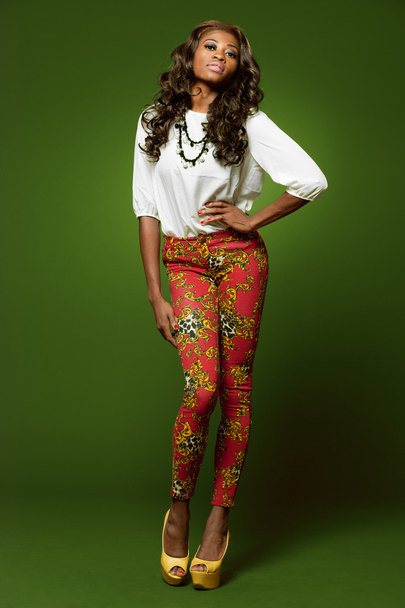 African-american fashion model. - Foto, imagen