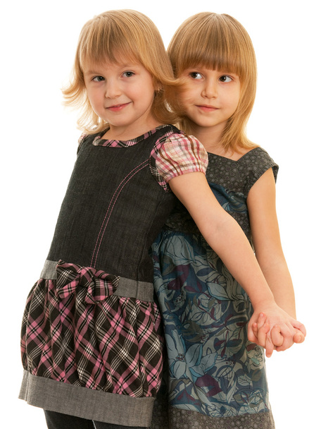 Little fashionable girls - Foto, Imagen