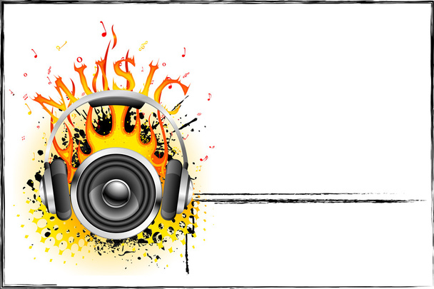 Hot Music - Вектор,изображение