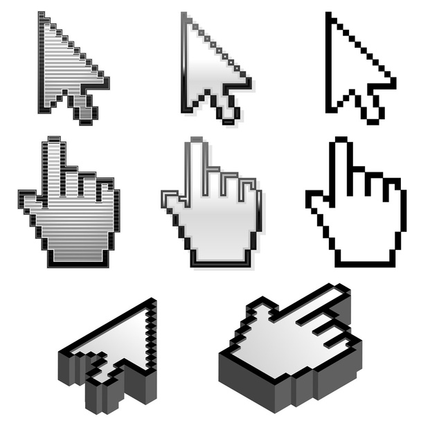 Símbolos del cursor
 - Vector, Imagen