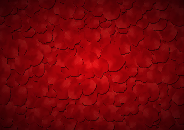 Ruusun terälehtien punainen tausta
 - Vektori, kuva