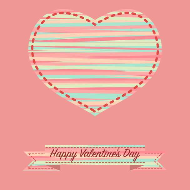 Valentine's Day Card. - Vetor, Imagem