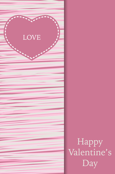 Valentine's Day Card. - Vektor, obrázek