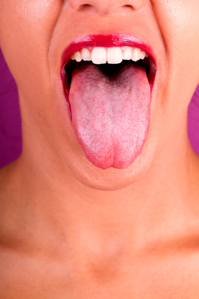 Zunge raus - Foto, Bild