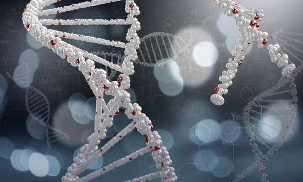 DNA molecule. Concept image - Fotoğraf, Görsel