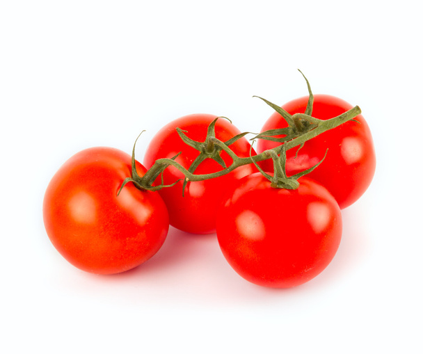 Fresh tomato vegetable on the white background - 写真・画像
