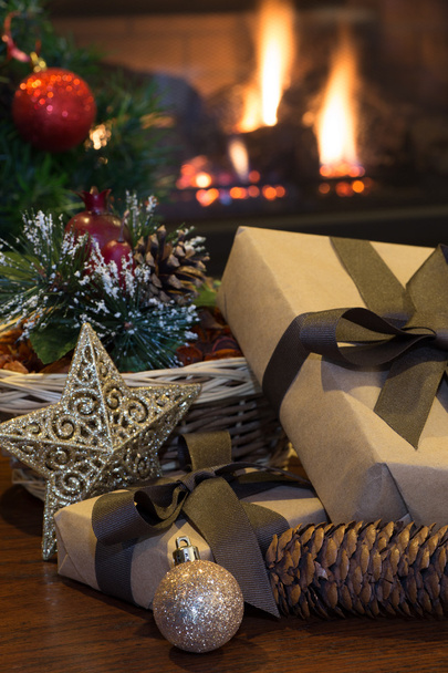 Christmas Presents and Decorations - Valokuva, kuva