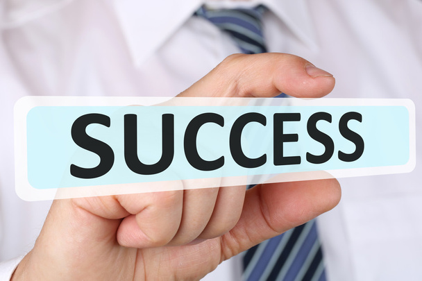 Businessman business concept success successful growth finances - Фото, изображение