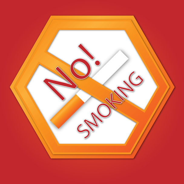 Firma no fumar
 - Vector, imagen