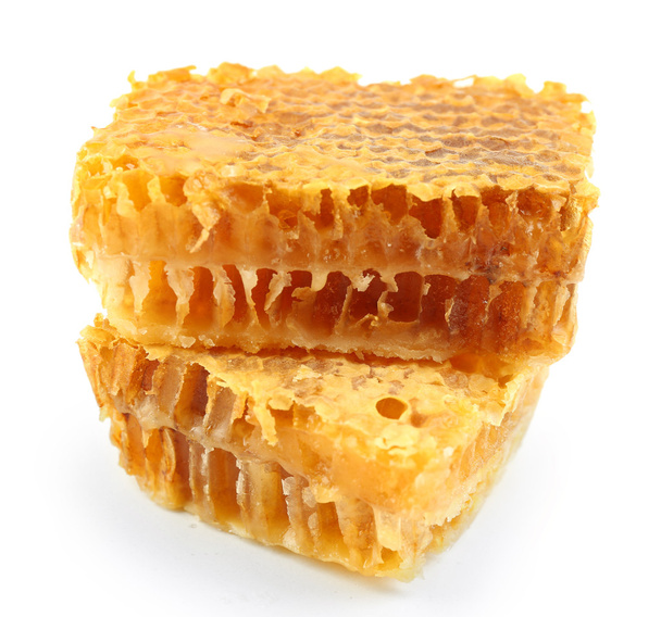Honeycombs isolated on white - Photo, image