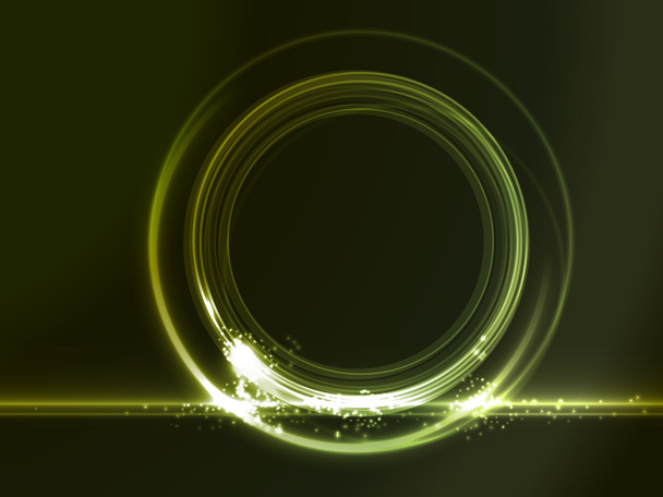 Круглий запобіжник з ефектами зеленого світла
 - Вектор, зображення