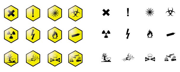 Chemical pictograms - Photo, Image