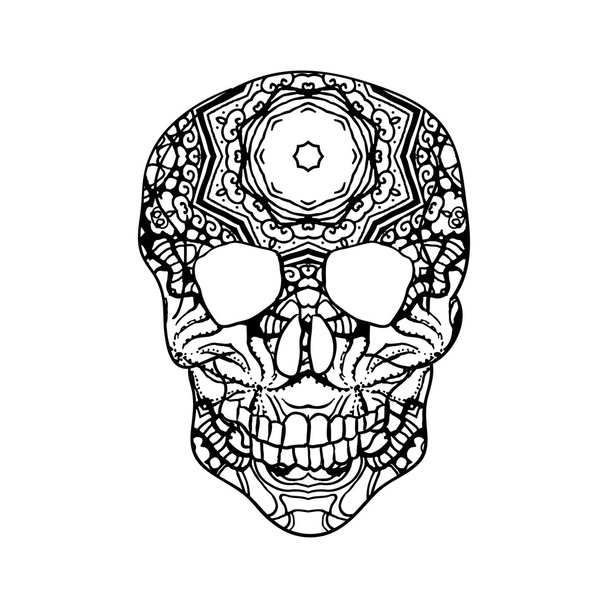 sugar  Mexican skull - Vector, Image
