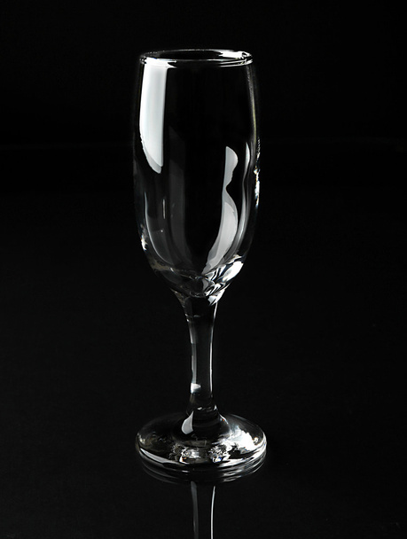 Empty champagne glass - Photo, Image
