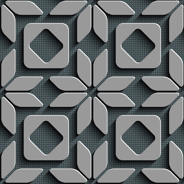 Seamless Star and Square Pattern - Vecteur, image
