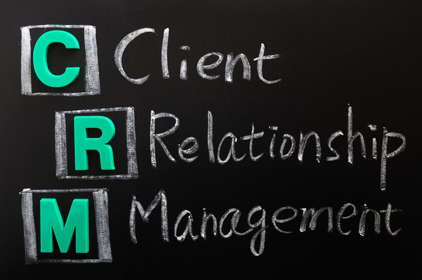 Acrónimo de CRM - Gestão de Relacionamento com o Cliente
 - Foto, Imagem