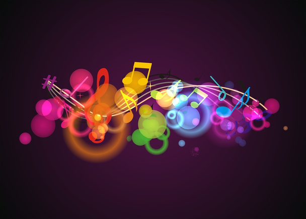 magical musik background - Vector, Image