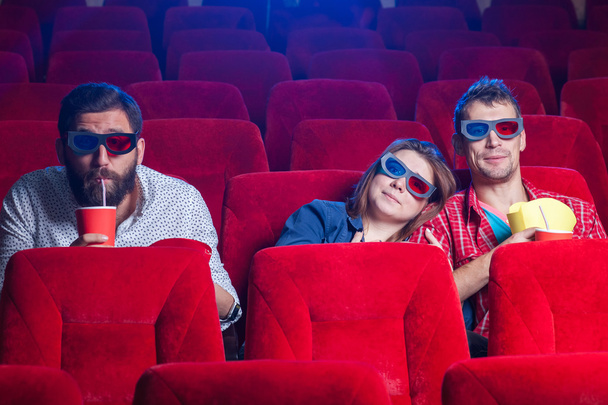 The peoples emotions in the cinema - 写真・画像