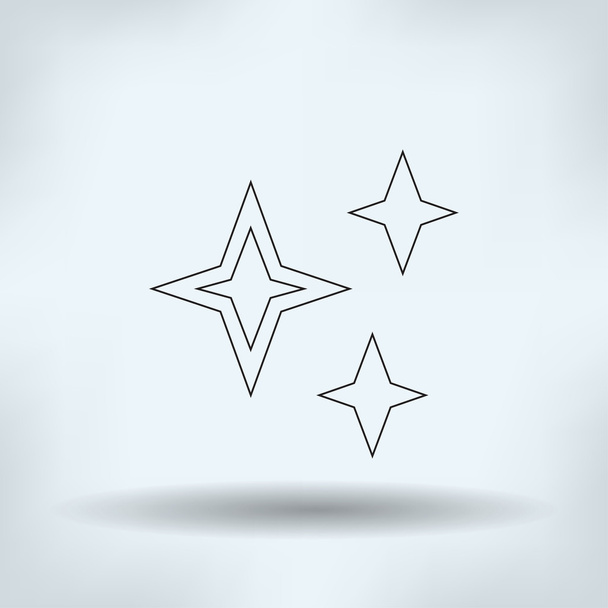 ikon a csillag eps10 - Vektor, kép
