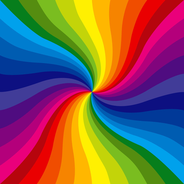 Rainbow Burst - Vector, Image