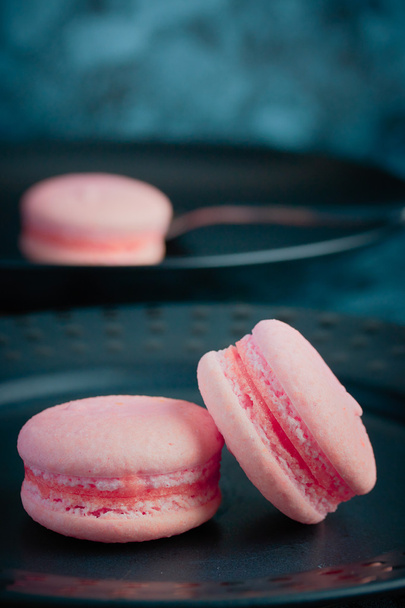 pink sweet macaroons - Foto, immagini