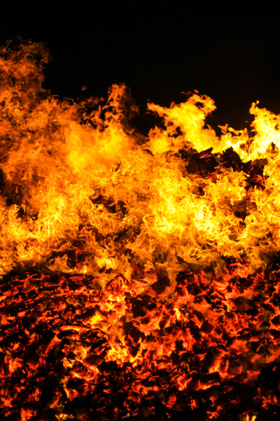 hořící oheň pozadí - Fotografie, Obrázek