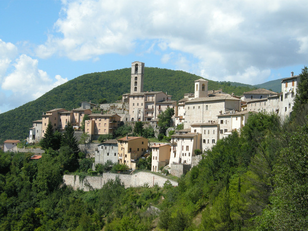 vesnice v regionu Umbrie - Itálie - Fotografie, Obrázek