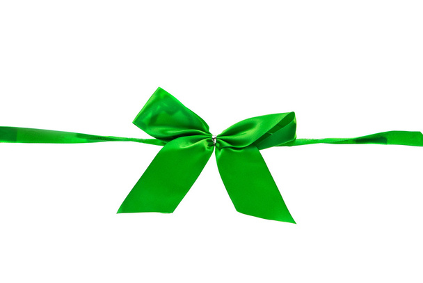 green gift ribbon  - Photo, Image