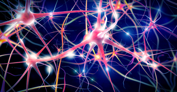 ábrán az idegsejt - Fotó, kép