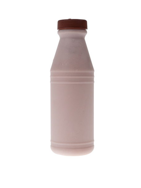 butelka świeże mleko czekoladowe - Zdjęcie, obraz