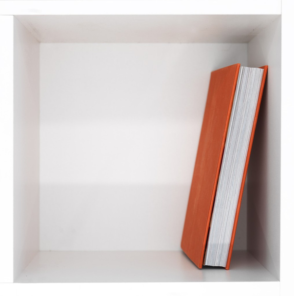 Περίπτωση απλό λευκό βιβλίο - Φωτογραφία, εικόνα