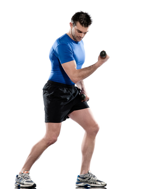 Biceps workout posture - Fotó, kép