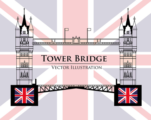 London Landmarks design - Vector, Image